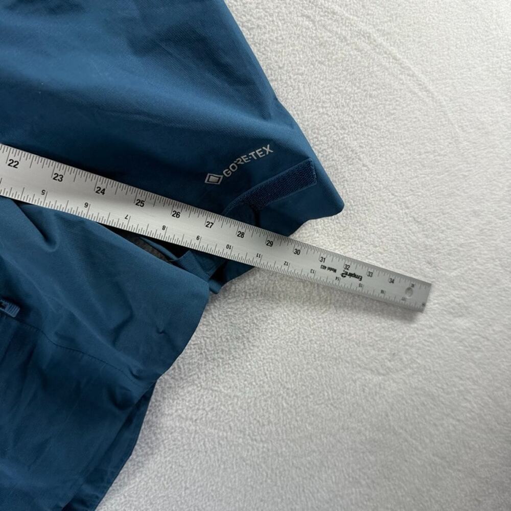 REI Rain jacket Women's 2XL Blue Full Zip Goretex Hooded Hood Waterproof Outdoor - Picture 6 of 13